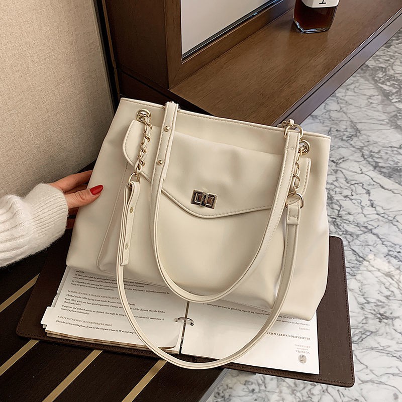 Túi Messenger của phụ nữ đi lạc triều thời trang tất cả các kết hợp tote một vai đơn giản dung tích lớn