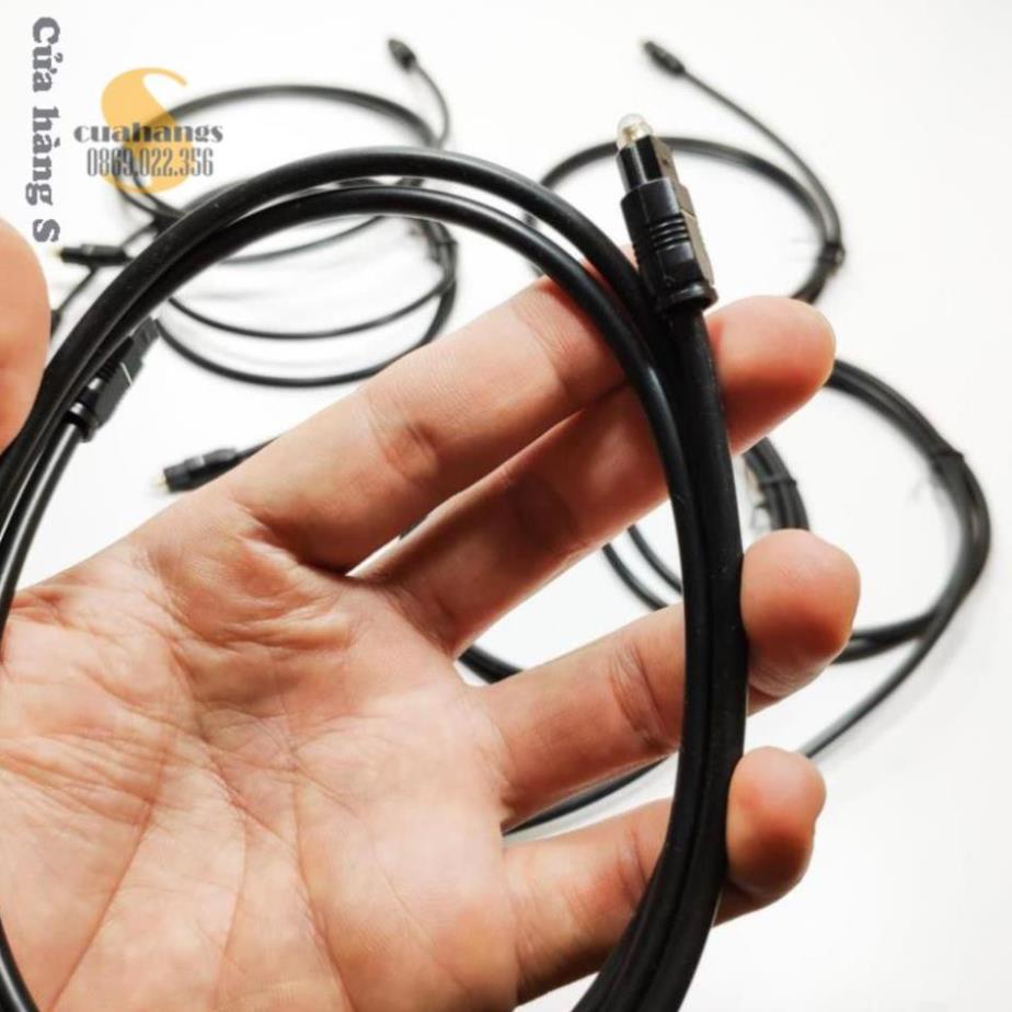 Cáp Optical audio nhựa đen tiêu chuẩn - Toslink