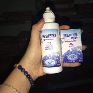 😍 COMBO 10 Nước ngâm xanh FRESEYES cho lens👀