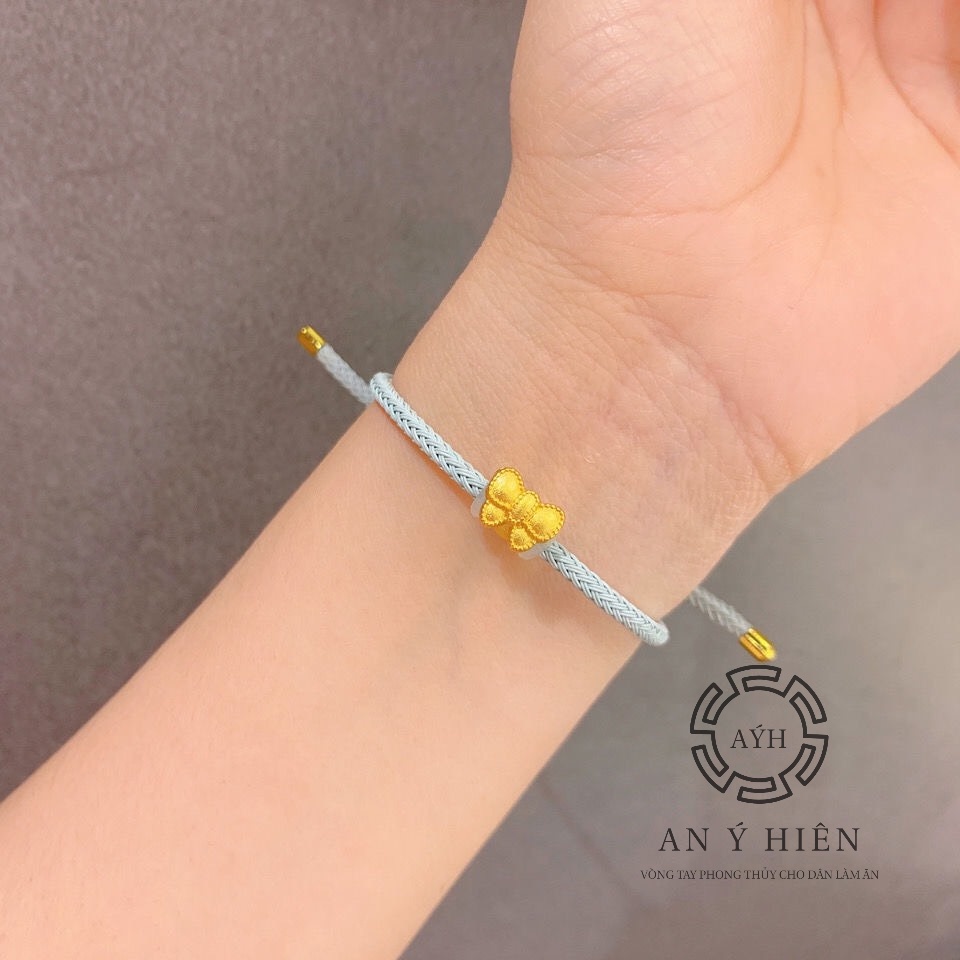 Vòng dây cước xanh dương HongKong cao cấp