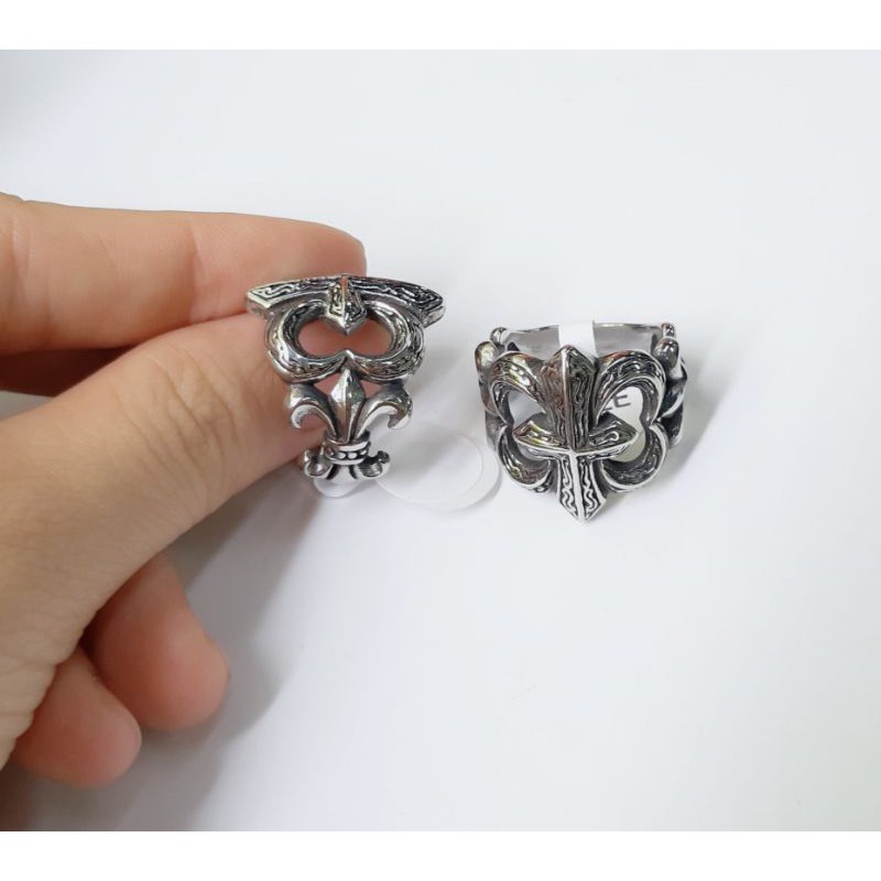 NHẪN NAM CHROME HEARTS/ NHẪN THÉP Y TẾ