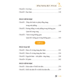 Sách - Sổ tay Toán Học cấp 3 - All in one