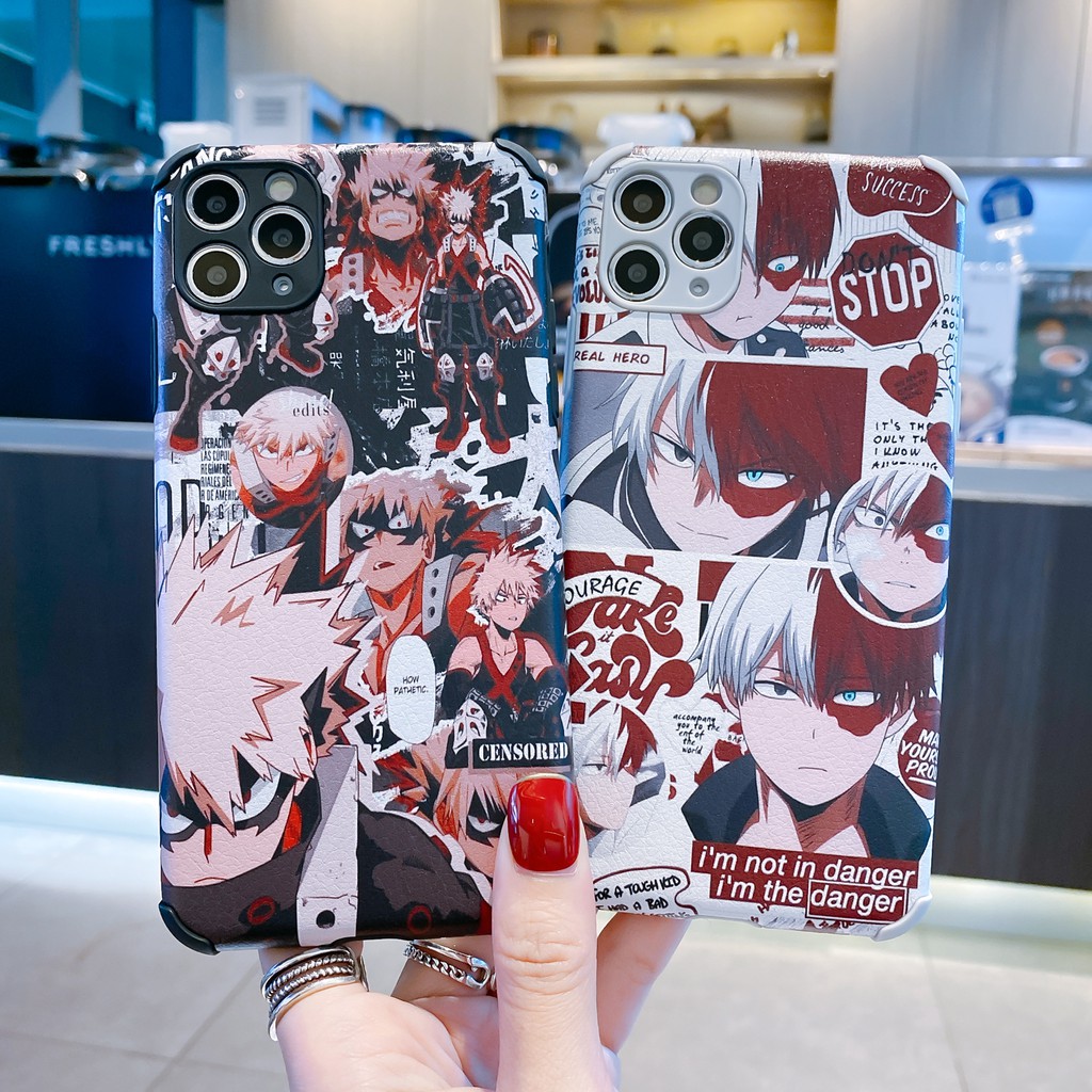 Ốp Điện Thoại Hình My hero Academy Cho iphone 14 13 12 12promax 11 11 11pro xs max xr 7 / 8 6s plus se2020