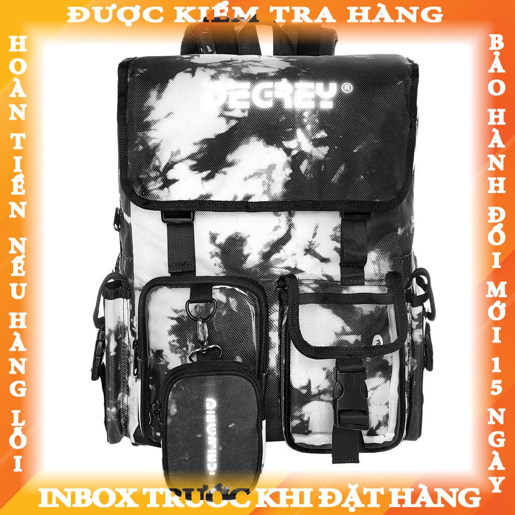 Balo TieDye Backpack Dark Green Degrey trangoc