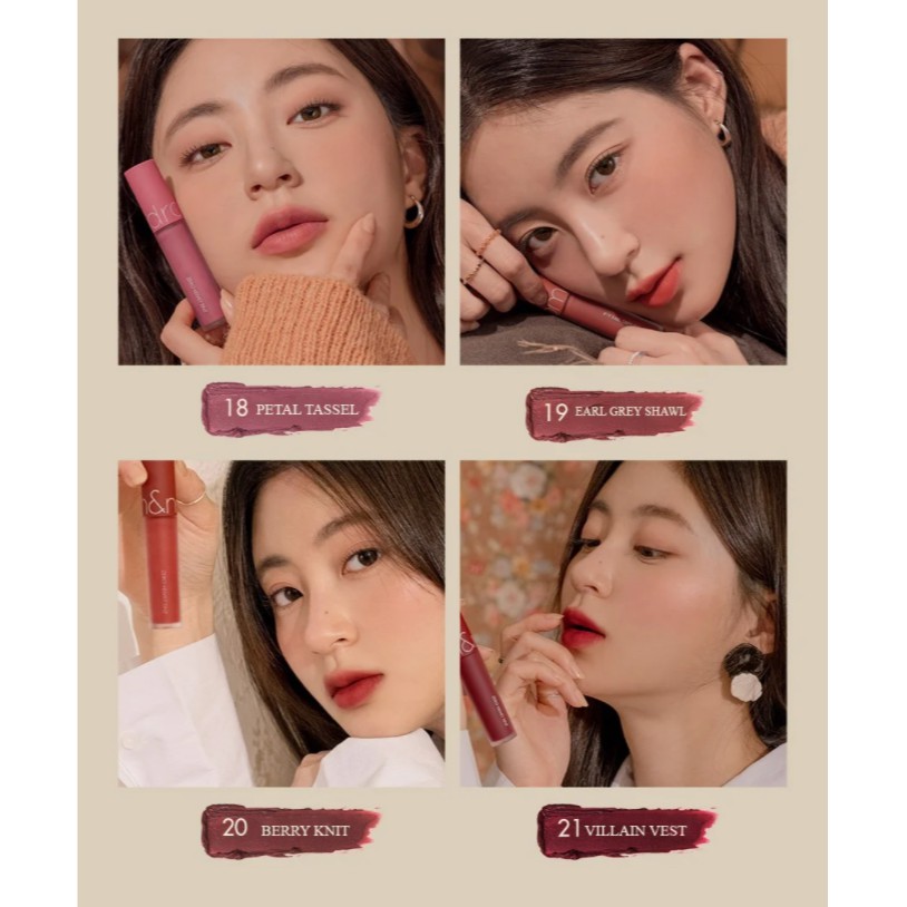 Son Kem Lì, Lên Màu Siêu Chuẩn, Mềm Mại Như Nhung Romand Zero Velvet Tint 5.5g