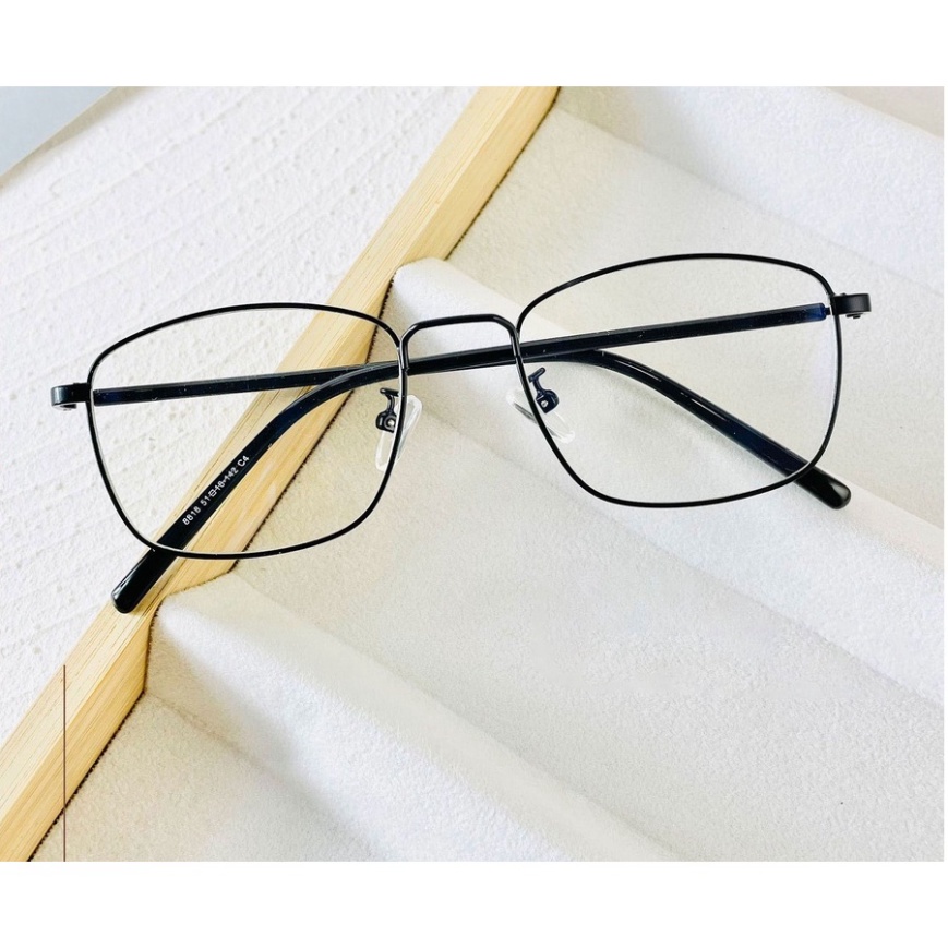 Gọng Kính Kim Loại 8818 dành cho cả nam và nữ, màu sắc thời trang- nhận cắt mắt cận, viễn , loạn theo yêu cầu