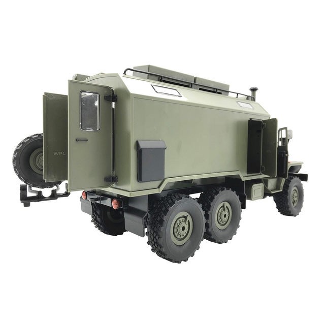 Xe điều khiển WPL B36 Ural - Mô hình Rc Car Military Truck Rock Crawle Ural 4320 1:16 6x6  tỷ lệ 1/16 sóng 2.4Ghz