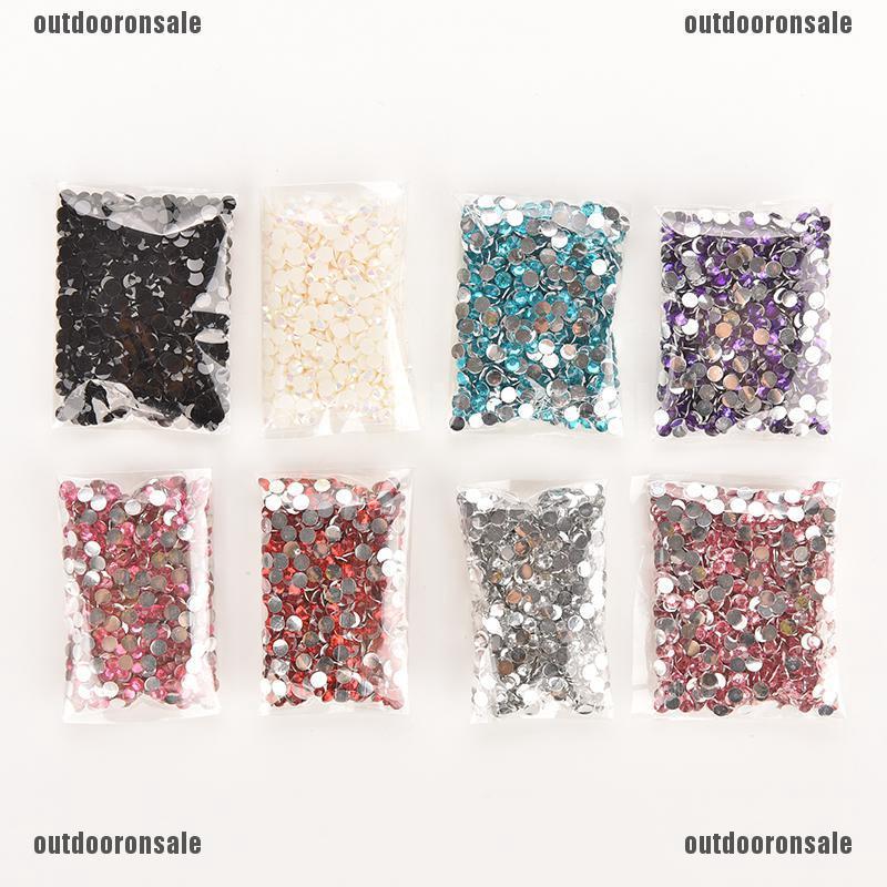 (Hàng Mới Về) Bộ 1000 Hạt Kim Sa Tròn 4mm Trang Trí