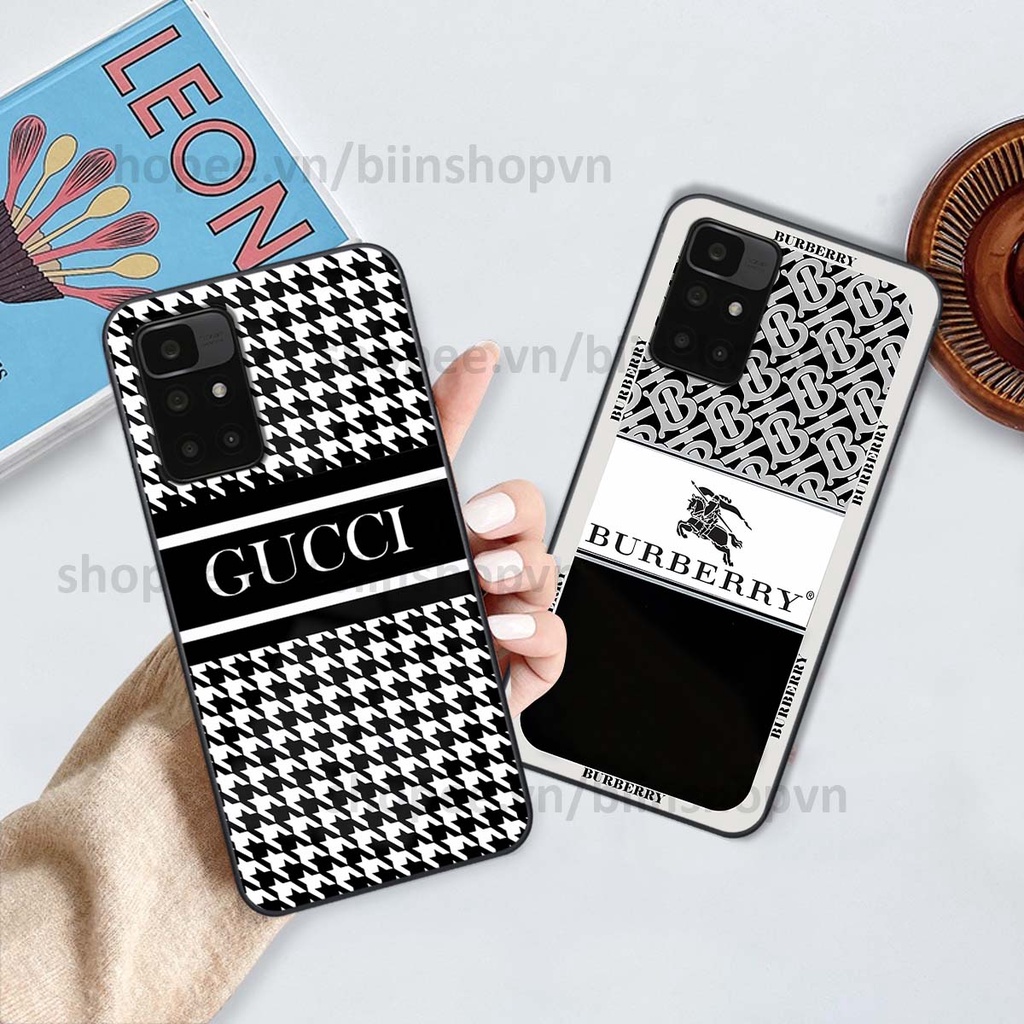 Ốp Xiaomi Redmi 10 in hình các thương hiệu nổi tiếng siêu đẹp, thời trang cá tính