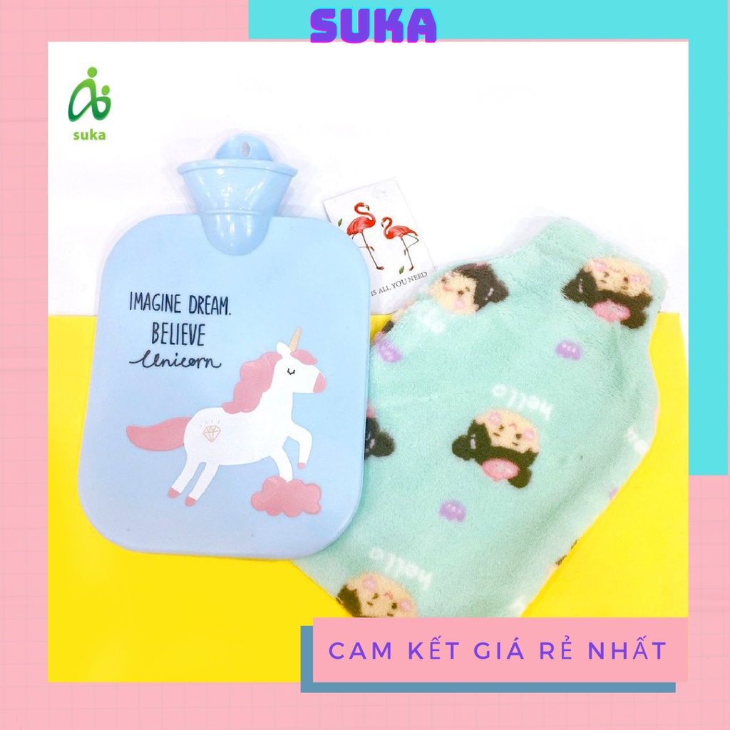 Túi chườm hạ sốt, túi chườm giảm đau bụng kinh, túi chườm giữ ấm 900ml SK