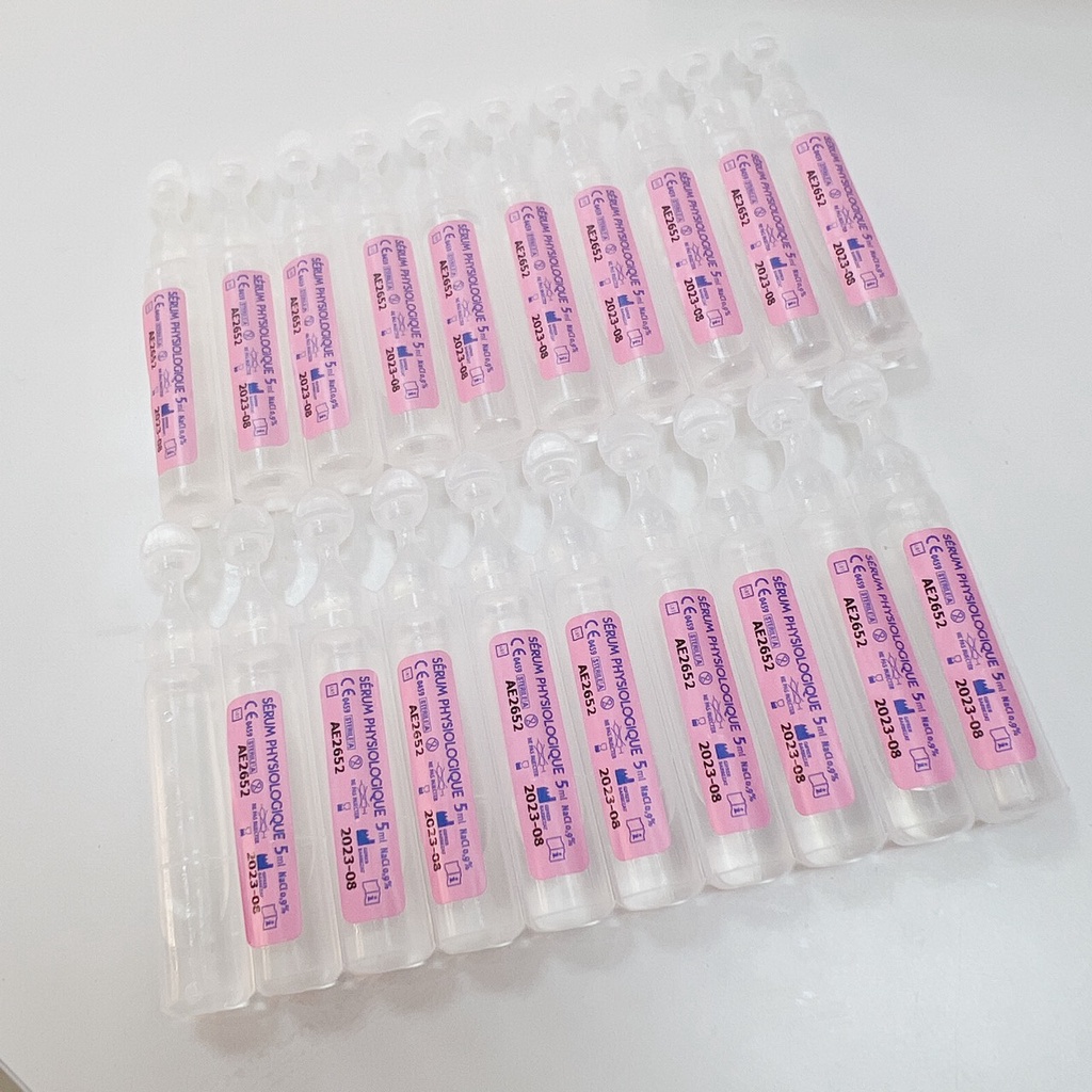 Fysoline - Nước muối sinh lý Pháp Gifrer hộp 20 tép date 2023