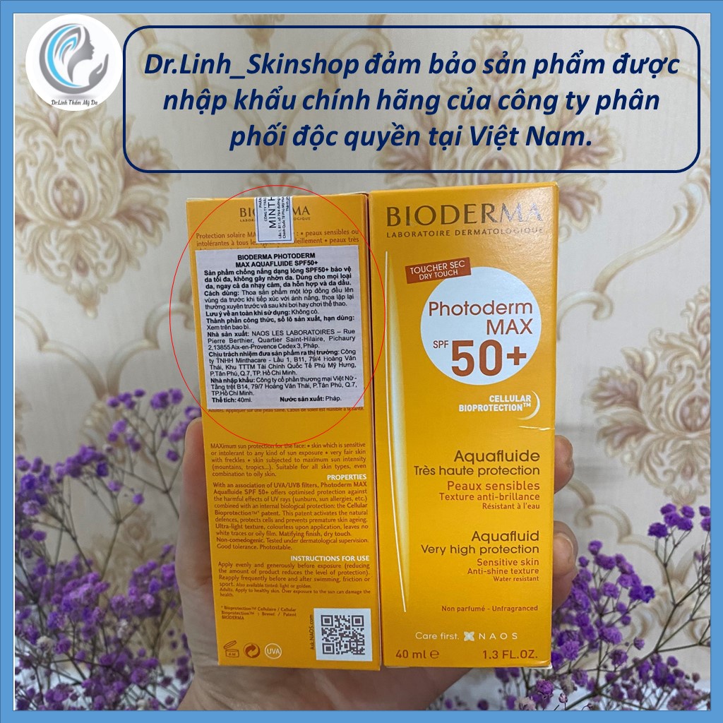 Kem chống nắng cho da dầu mụn da khô nhạy cảm Bioderma Photoferm MAX 50+ CN10