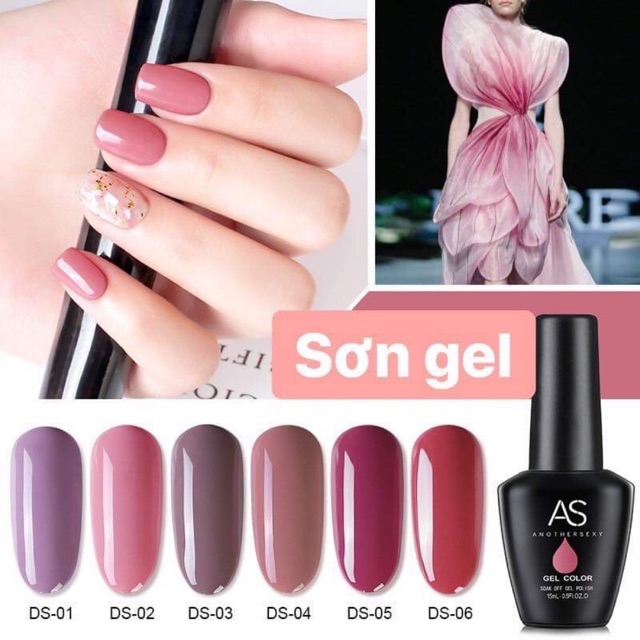 Sơn gel AS mã DS ( chai đen )