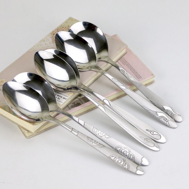 Thìa inox 304 cao cấp sáng bóng dày đẹp