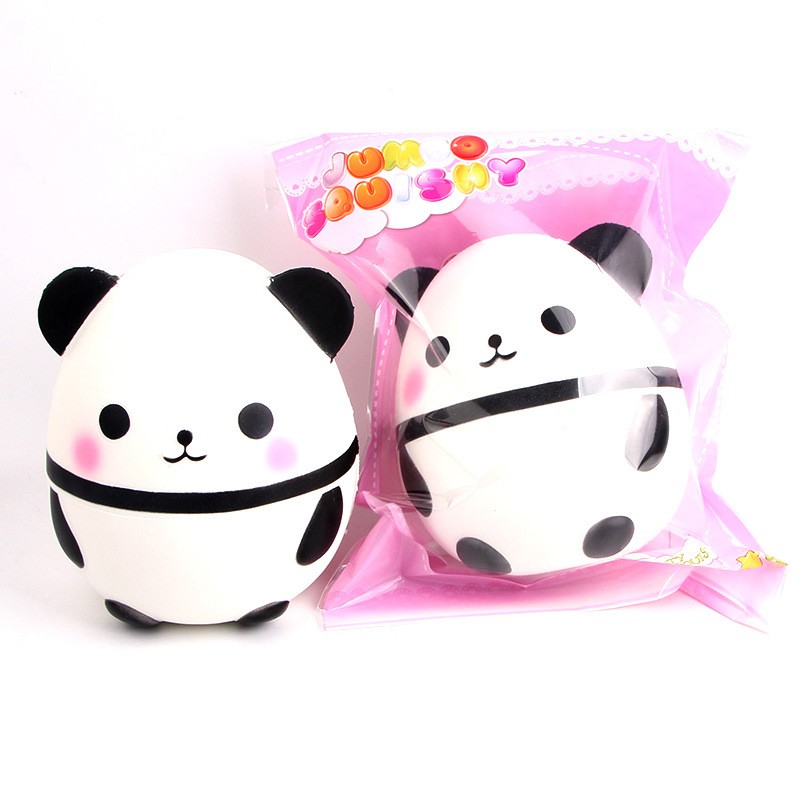 Squishy Panda trứng màu galaxy  có bao bì có mùi thơm và rất chậm tăng