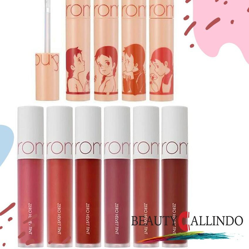 (hàng Mới Về) Son Tint Rom & Nd Zero Mượt Mà Như Nhung