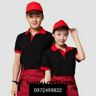 Đồng phục nhân viên quán ăn, nhà hàng, cafe in theo yêu cầu, đồng phục công ty đủ loại