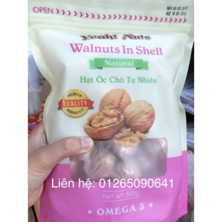 Óc Chó Mỹ gói 500gram