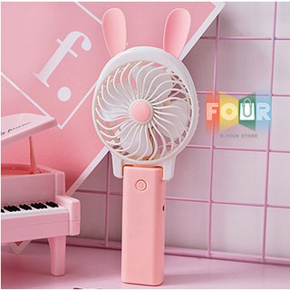 Quạt mini cầm tay 5 Cánh Hình thú dễ thương