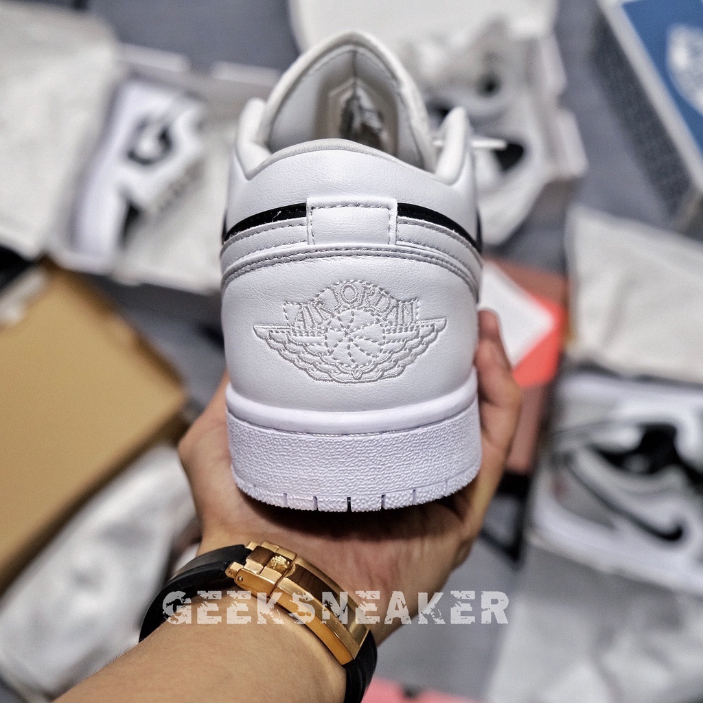 [GeekZoneSneaker] Giày Sneaker Cổ Thấp Air Jordan 1 Low &quot; Panda &quot; | White Black