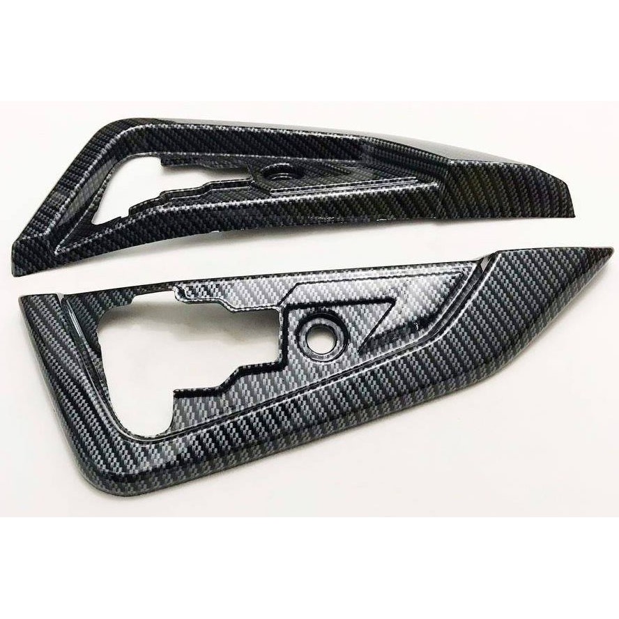 Ốp gác chân sau Sh 2020 đến SH 2023 crome trắng sáng bóng