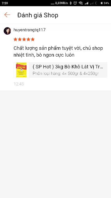 Khô Bò Sợi Mềm Đà Nẵng Đặc Biệt Nhà Làm Quỳnh Như - Đặc Sản ngon Đà Nẵng