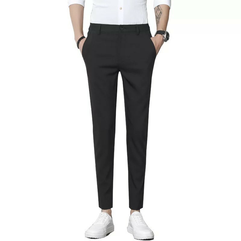 Quần tây âu (2 Màu ĐEN XANH) Nam Nữ Unisex [Thời trang nam] | BigBuy360 - bigbuy360.vn