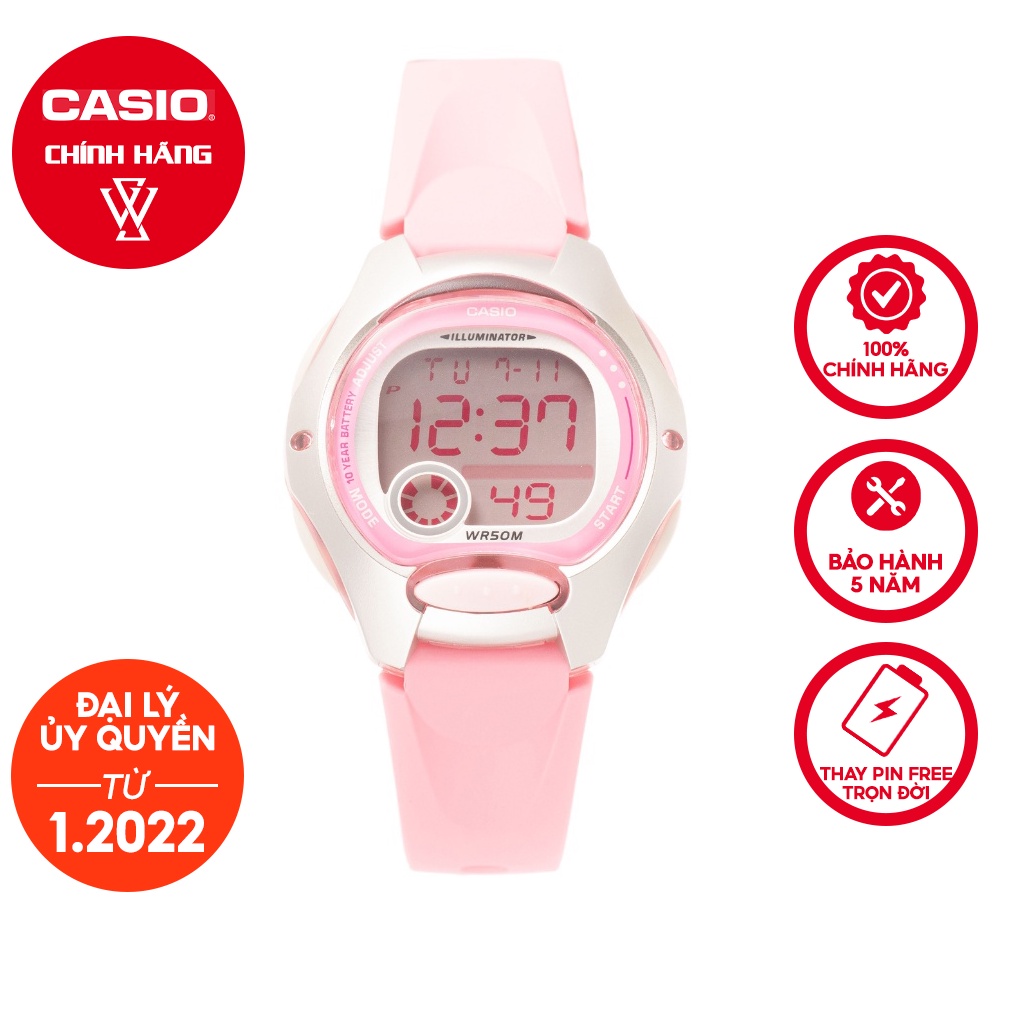 Đồng hồ điện tử Trẻ Em Casio WatchSTORE LW-200-4BVDF – Mặt Kính Nhựa 35mm, Dây Nhựa Và Vỏ Nhựa Cao Cấp