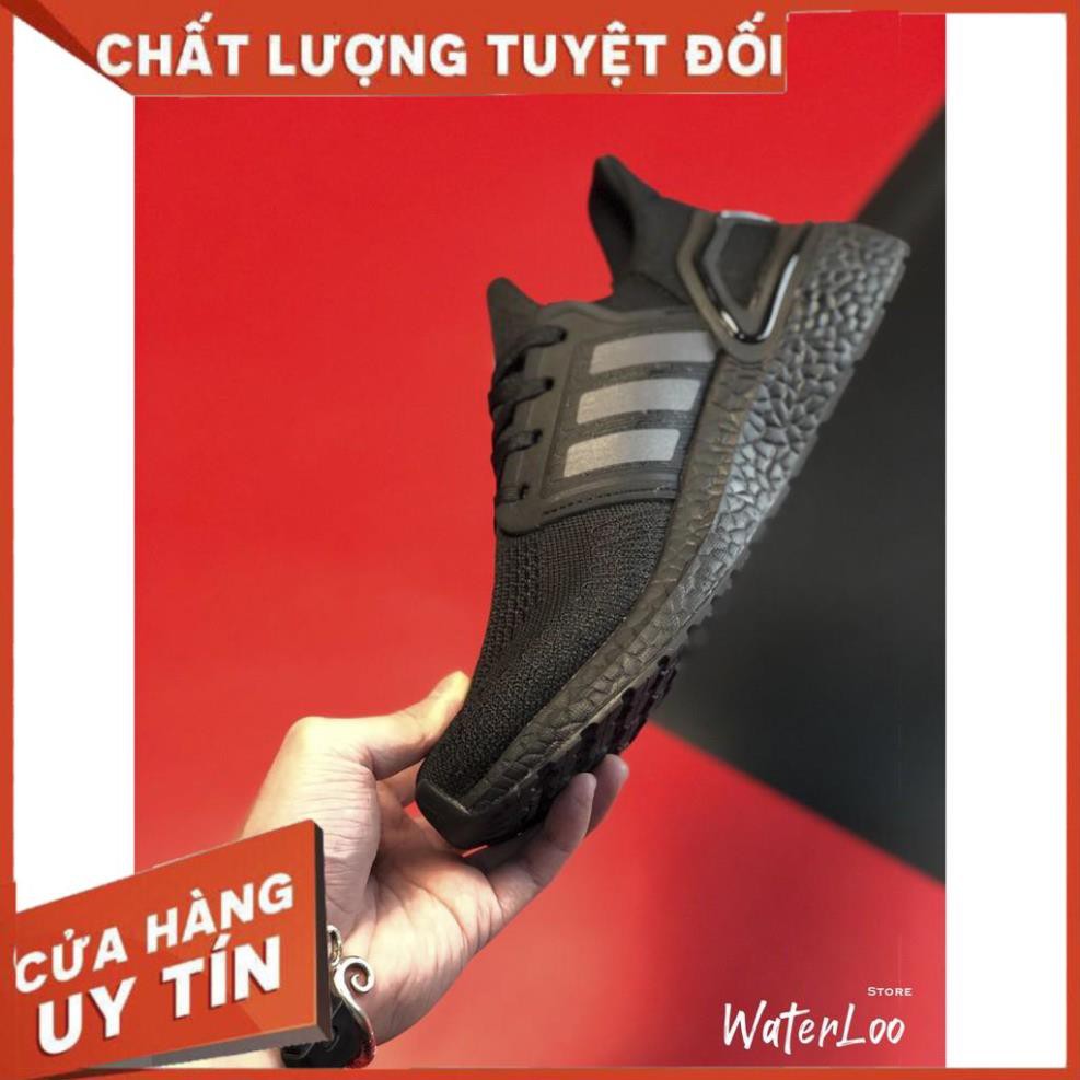 (HÀNG CHUẨN+QUÀ TẶNG) Giày thể thao ULTRA BOOST 6.0 full đen Ultra boost 2020 full đen