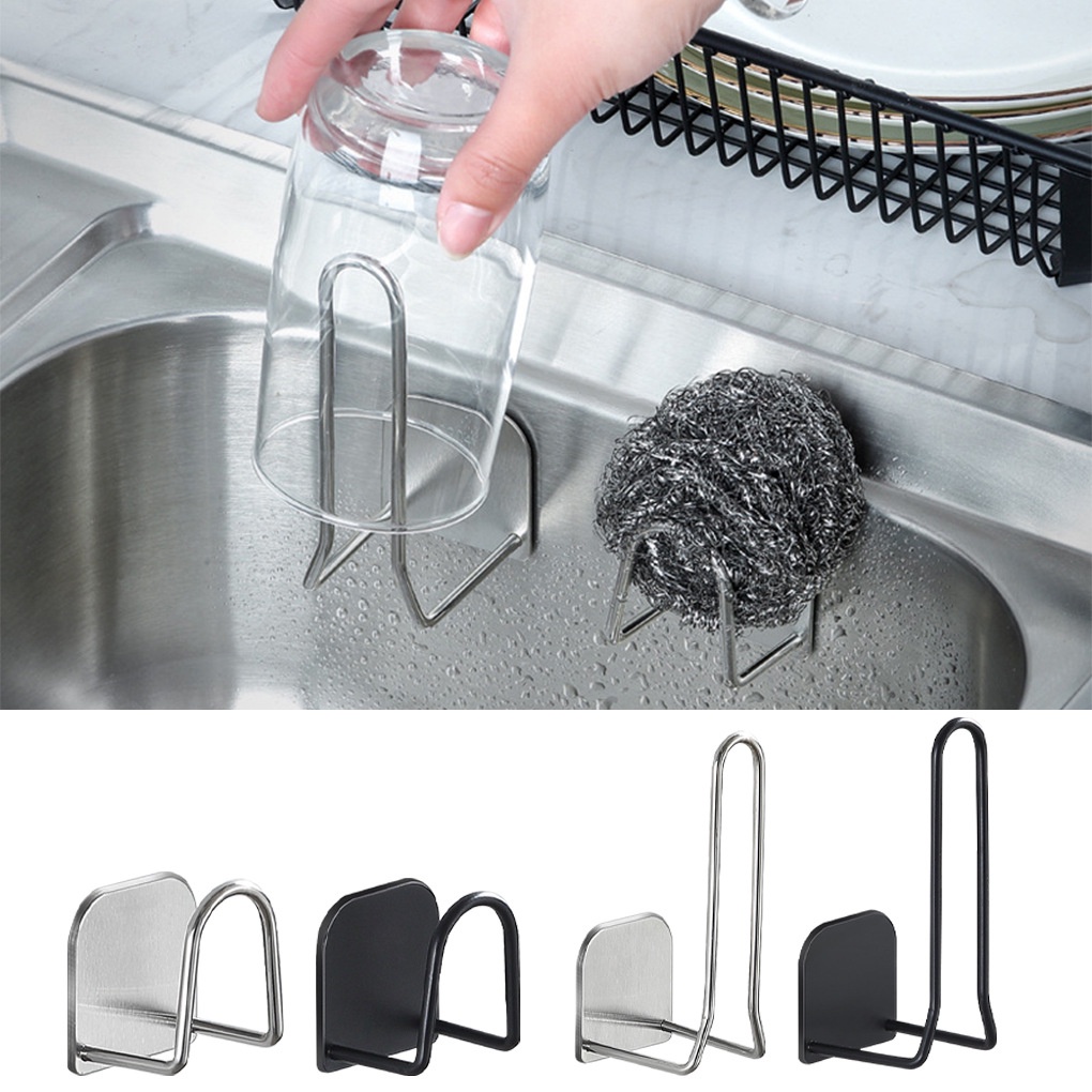 Giá Đỡ Móc Treo Khăn Hình Chữ U Bằng Thép Không Gỉ Gắn Tường Không Cần Đinh