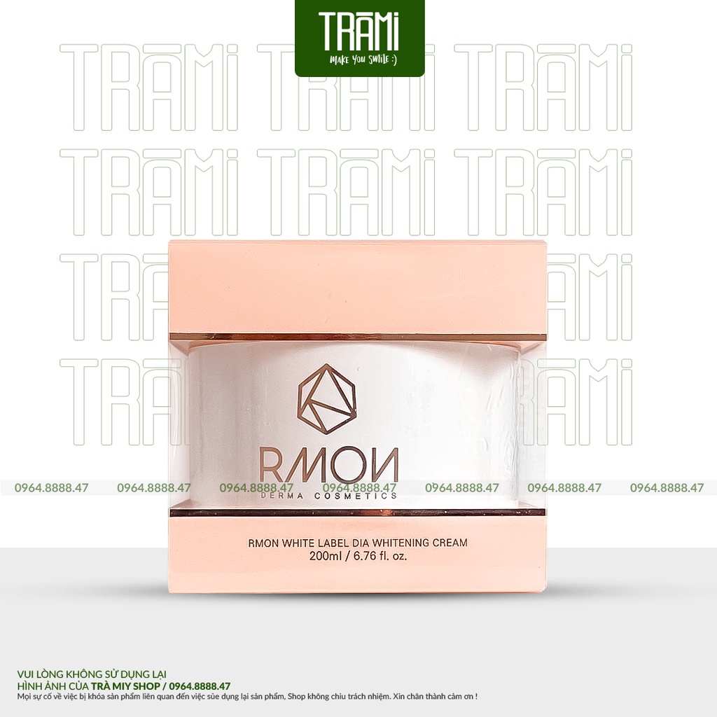 [CHÍNH HÃNG] Kem Dưỡng Trắng Da Body Tế Bào Gốc Rmon White Label Dia Whitening Cream 200ml Hàn Quốc.