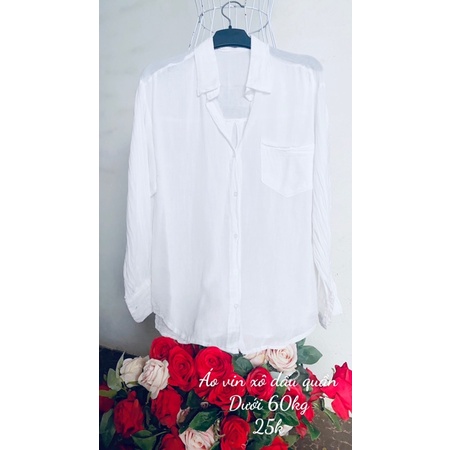 Áo vin trắng kiểu