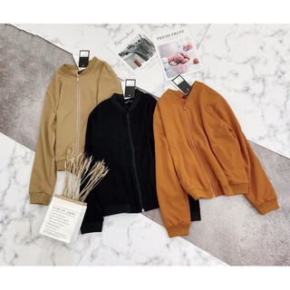 bomber nỉ xốp ( giá sale )