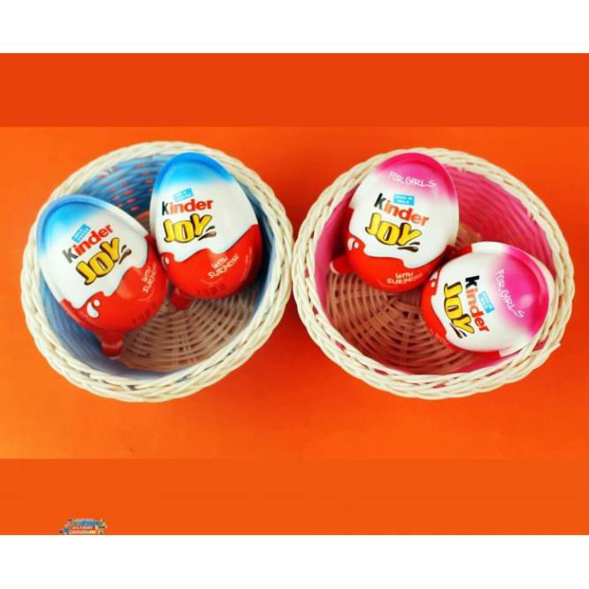 ( Bán sỉ ) Lốc 24 quả Trứng Chocolate Kinder Joy đồ chơi bé trai và bé gái 20gr