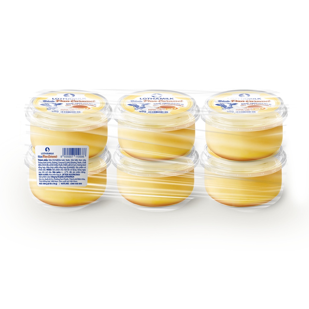 Bánh flan caramel Lothamilk 50g