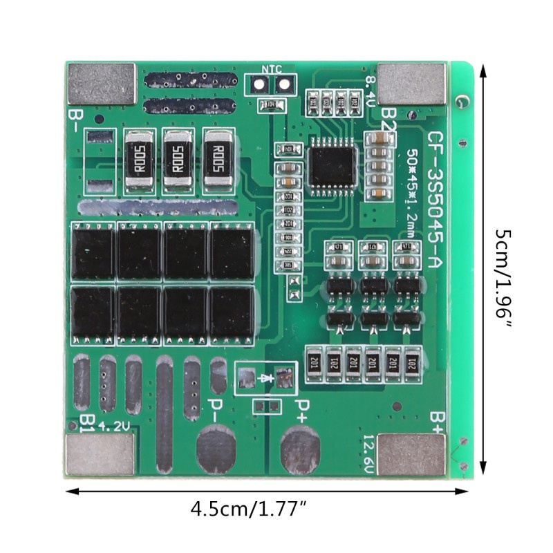 xinp  25A 12V 3S Polymer Li-ion Lithium 18650 Battery Charger PCB Protection Board