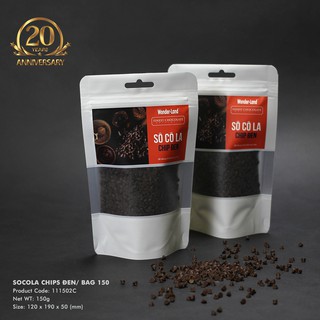Socola chips đen nguyên liệu 5012/ Túi 150g và 1kg