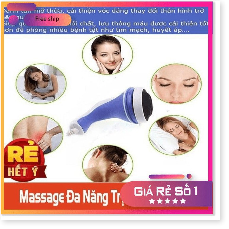 Máy Massage Cầm Tay Relax & Spin Tone 5 Đầu A781[HÀNG CHÍNH HÃNG]