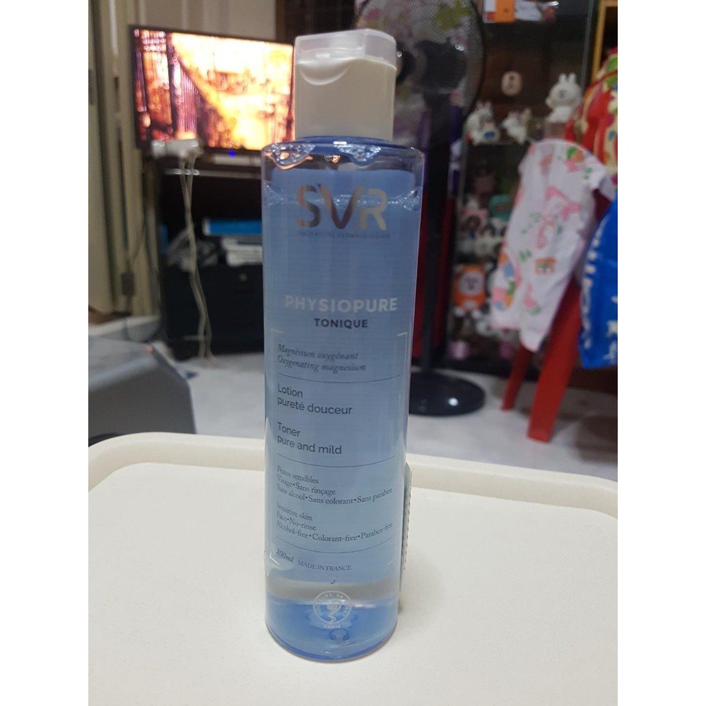 Nước cân bằng và làm sạch da SVR Physiopure Tonique – 200ml không cần rửa lại với nước, dành cho da nhạy cảm