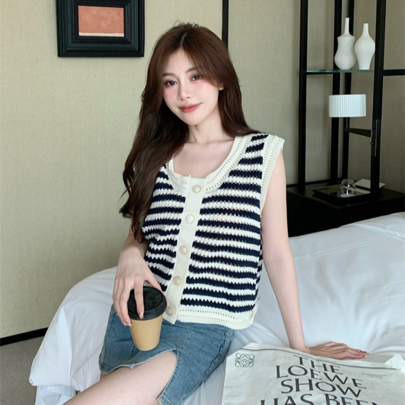 Áo Hai Dây Dáng Rộng Thời Trang Mùa Hè Phong Cách Hàn Quốc Cho Nữ