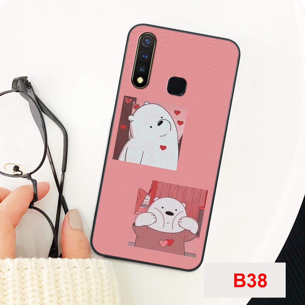 ỐP LƯNG VIVO U10/Y11/Y12/Y17/Y19 MẪU GẤU CUTE ĐÁNG YÊU ĐA DẠNG