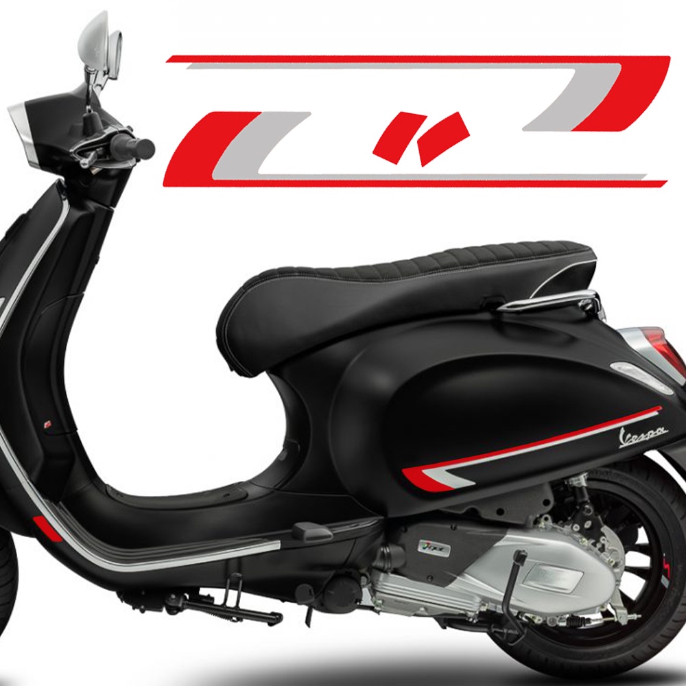 Bộ Miếng Dán Phản Quang Chống Thấm Nước Trang Trí Xe Vespa GTS 300 2019 2020