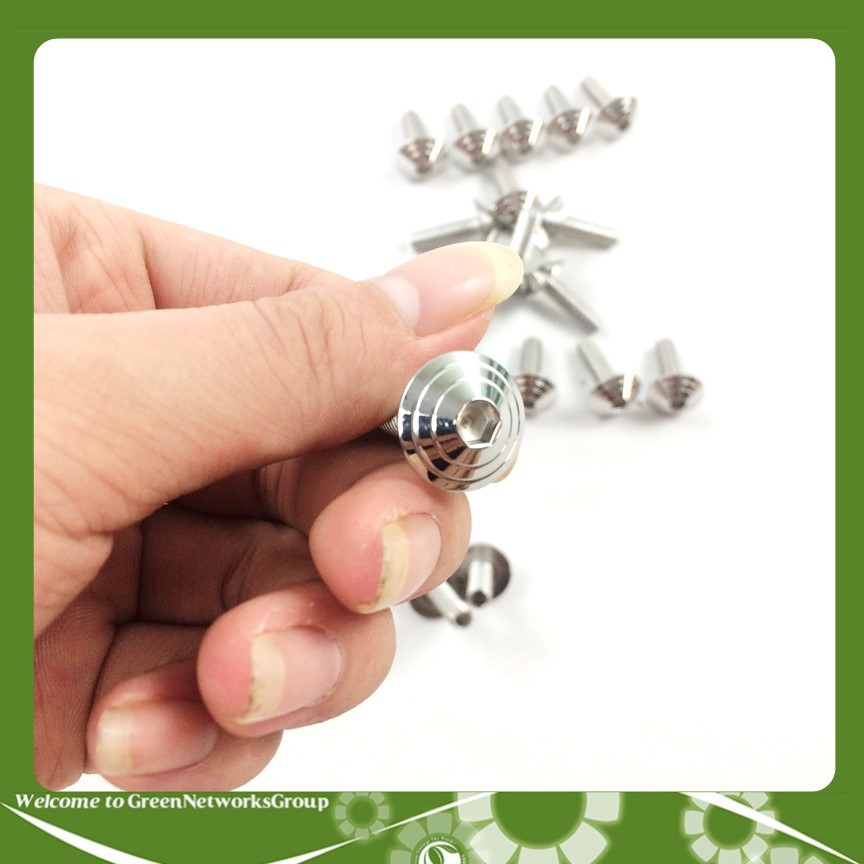 Bộ 20 ốc 6 ly màu bạch kim gắn dàn áo Honda - Greennetworks