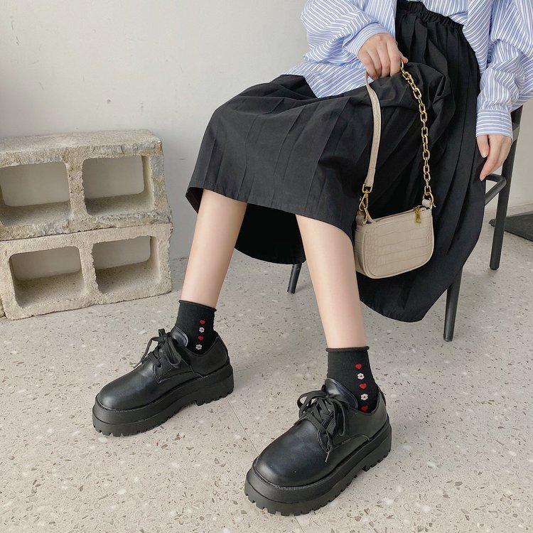 Giày Nữ Cột Dây Đế Dày Thoải Mái Thời Trang