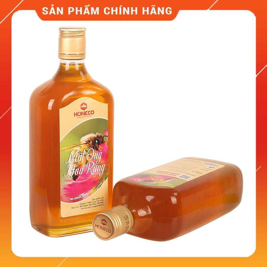 Mật ong hoa rừng Tam Đảo 600ml (Mật ong nguyên chất 100%, Chính hãng thương hiệu Ong Tam Đảo)