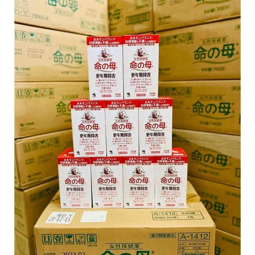 Hộp Tiền Mãn Kinh Kobayashi Nhật Bản [CHUẨN AUTH] 840 viên