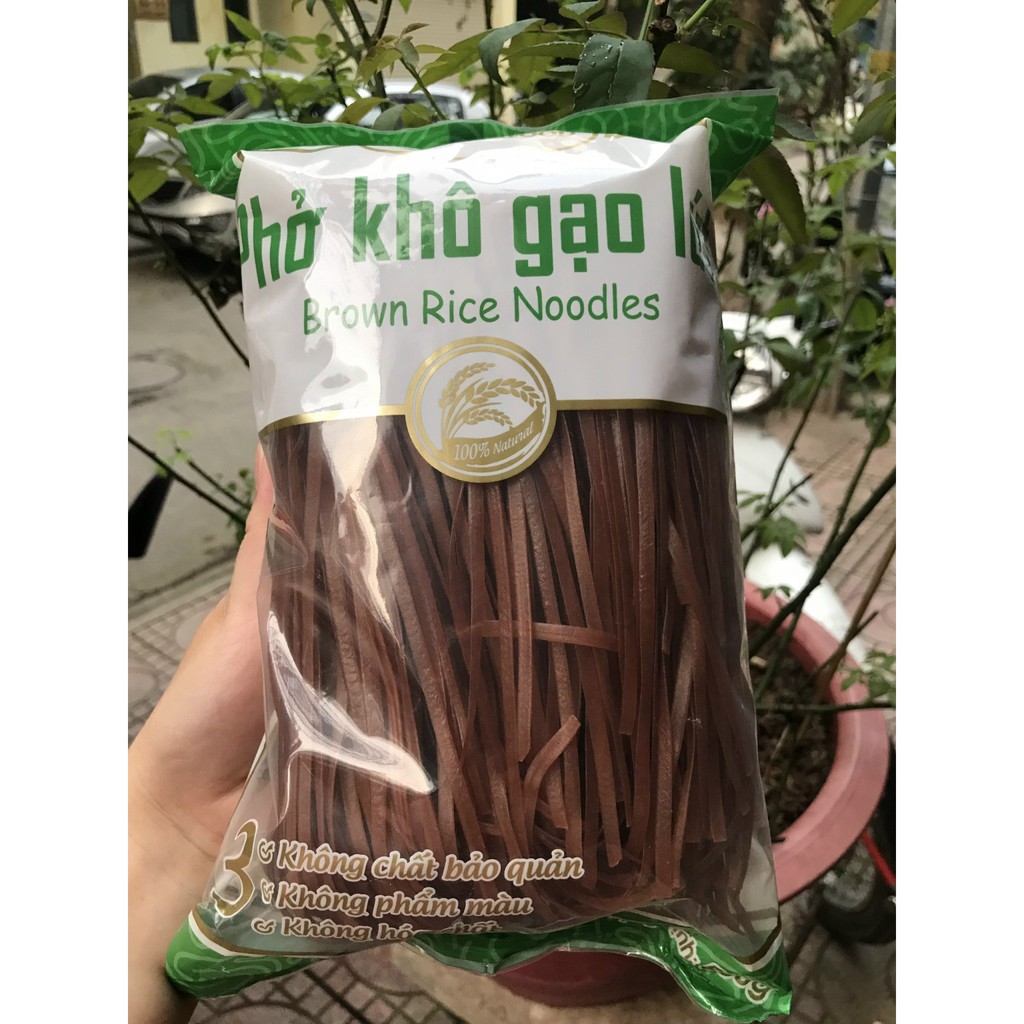 PHỞ GẠO LỨT ĐỎ KHÔ ANKHANG FOOD GÓI 500GRAM