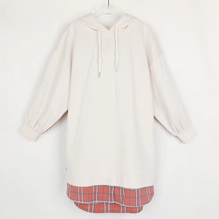 Đầm Hoodie Tay Dài Dáng Rộng Phong Cách Hàn Quốc Thời Trang Mùa Thu 2022 Mới Cho Bé Gái váy hoodie dài cho bé váy hoodie dài cho bé