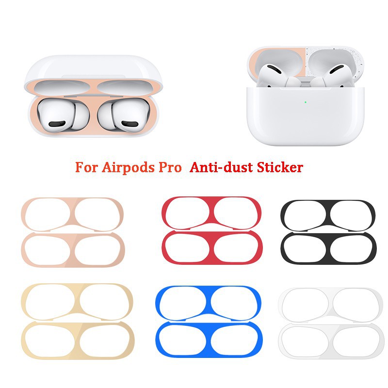 Miếng dán bảo vệ chống bụi cho hộp sạc tai nghe Airpods