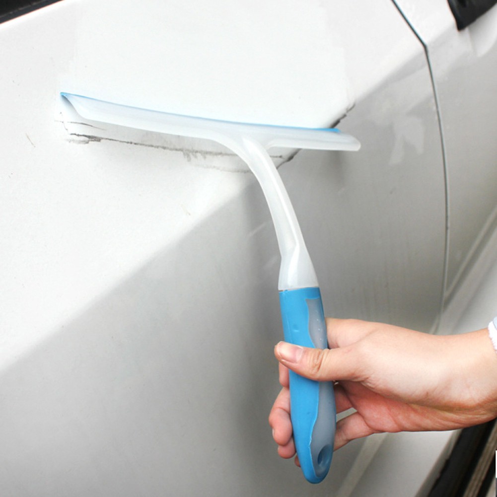 Dụng Cụ Cạo Tuyết Làm Sạch Kính Chắn Gió Xe Hơi Hình Chữ T Bằng Nhựa Tiện Lợi